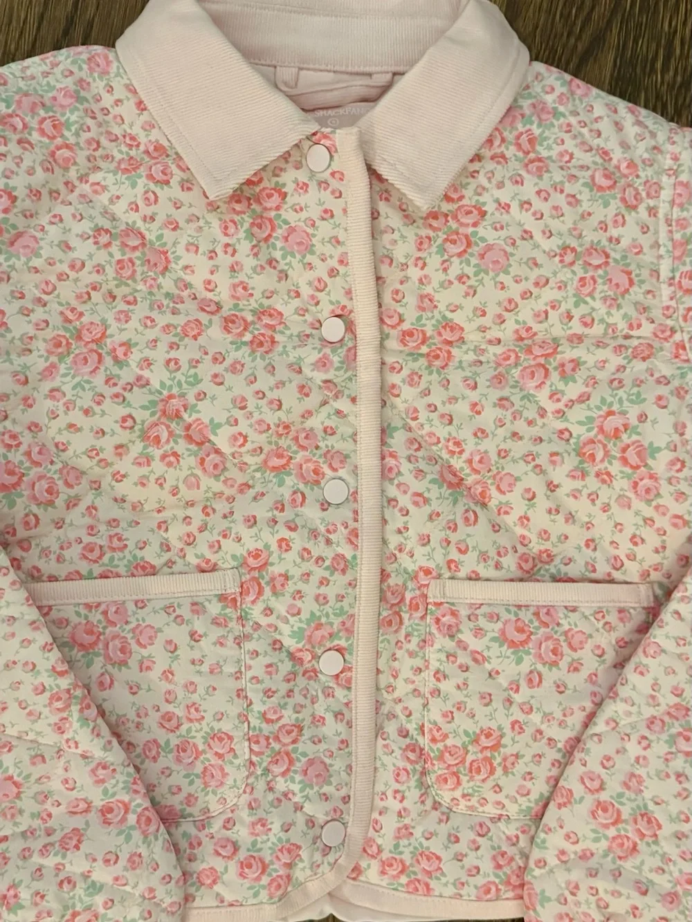 LoveShackFancy Charlotte Rosehearr Quilted Barn Jacket- Size Small
